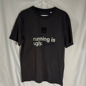 Running Is Ugly Black T-Shirt
